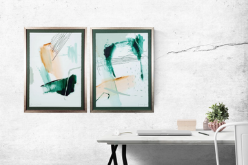 Selva I & II - Paper Painting by NOVOCUADRO ART COMPANY - view 3